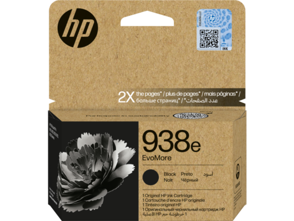 HP 938e Black Original Ink Cartridge (4S6Y2P)