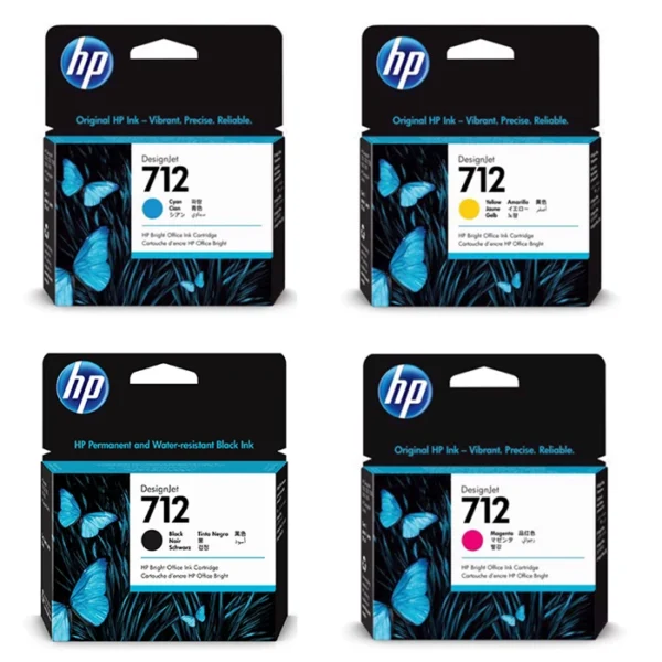 Full Ink Full set of ink HP 712 ink cartridges for HP Designjet – New Al-Fagr ...