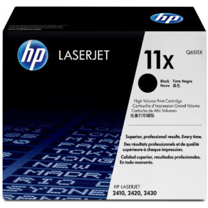 HP 11X Black Original LaserJet Toner Cartridge (Q6511)
